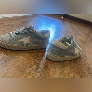 Golden Goose Blue Suede Star Sneakers